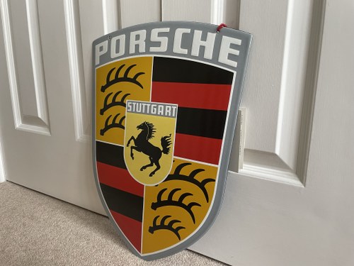 Porsche Enamel Crest Sign For Sale (picture 5 of 14)