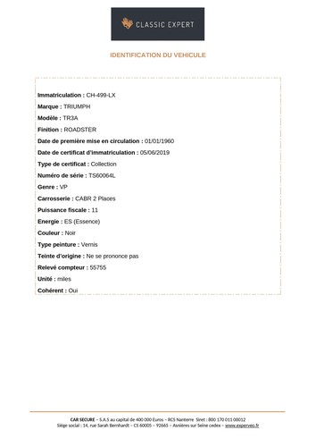 1960 Triumph TR3A In vendita (immagine 71 di 78)