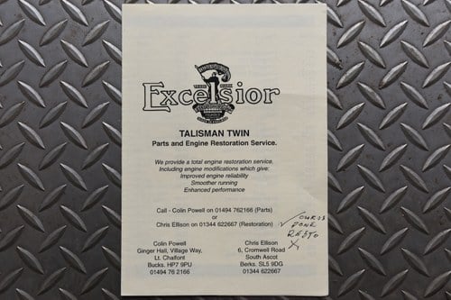 1955 Excelsior Talisman Twin 250 Te koop (foto 84 van 87)