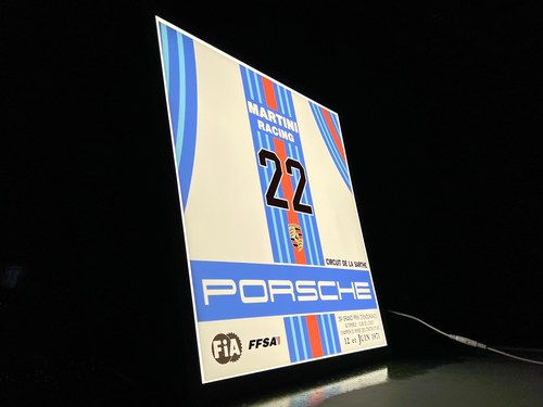 NO RESERVE - Martini Racing Porsche Sign zum Verkauf (Bild 7 von 29)