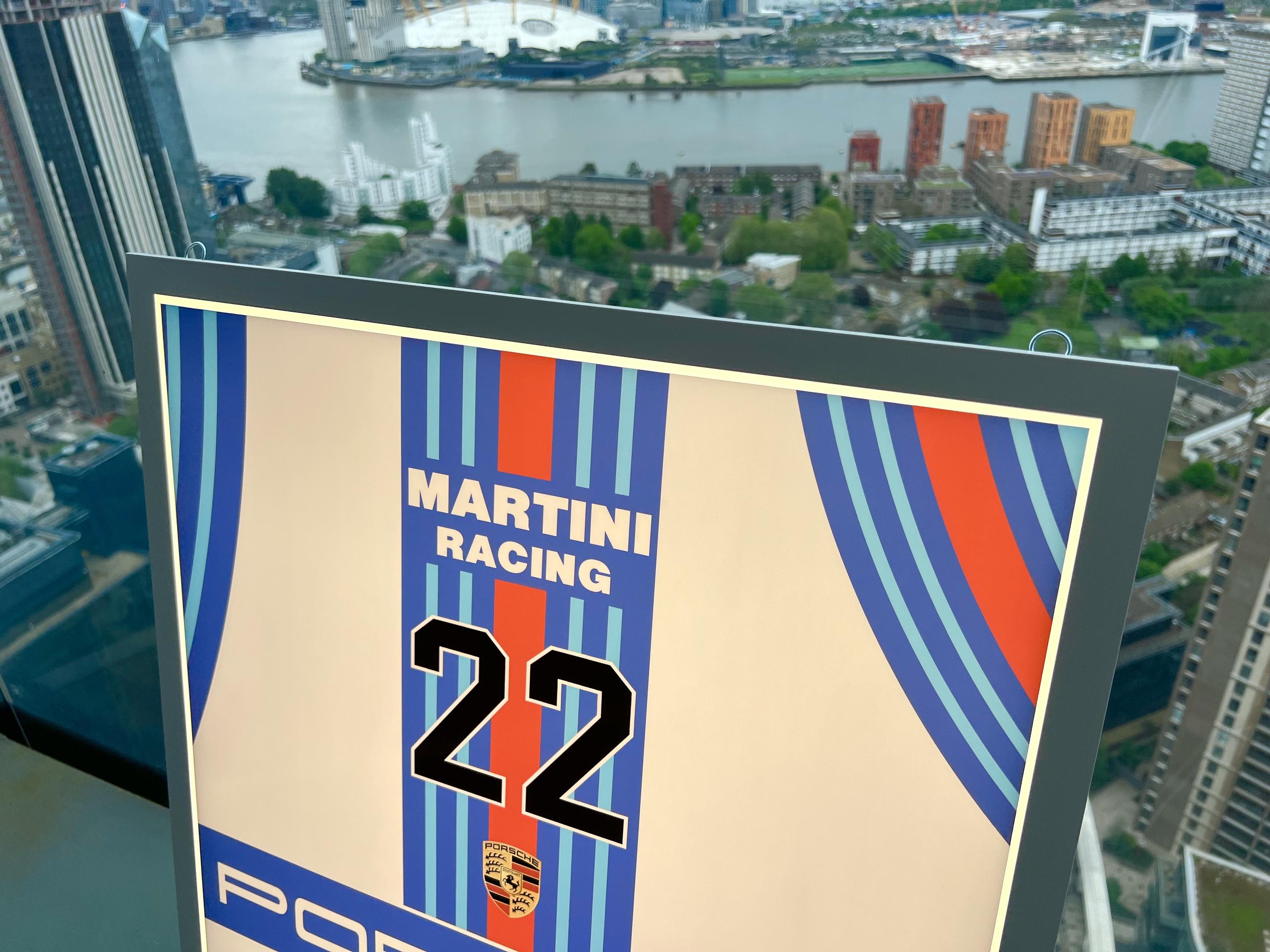 No Reserve Illuminated Martini Racing Sign