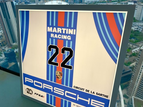 NO RESERVE - Martini Racing Porsche Sign zum Verkauf (Bild 23 von 29)