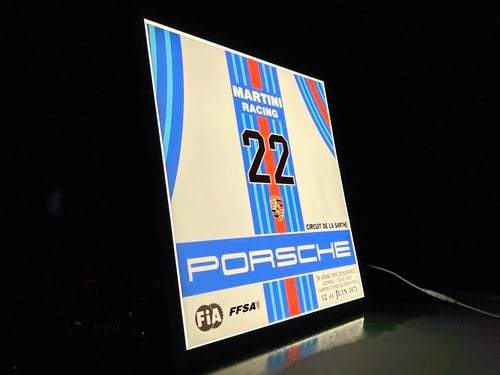 NO RESERVE - Martini Racing Porsche Sign zum Verkauf (Bild 6 von 29)