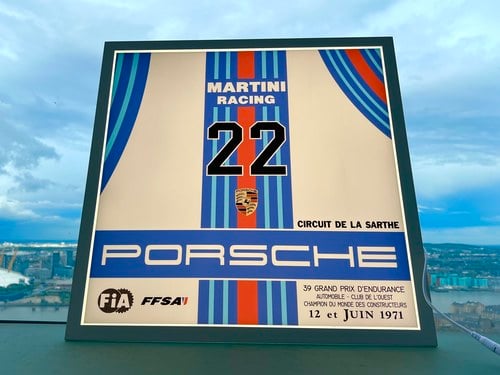 NO RESERVE - Martini Racing Porsche Sign zum Verkauf (Bild 18 von 29)