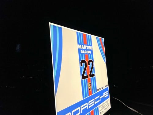 NO RESERVE - Martini Racing Porsche Sign zum Verkauf (Bild 9 von 29)