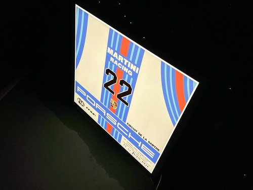 NO RESERVE - Martini Racing Porsche Sign zum Verkauf (Bild 12 von 29)