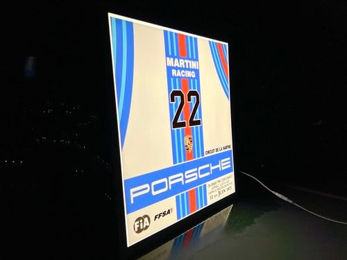 NO RESERVE - Martini Racing Porsche Sign zum Verkauf (Bild 4 von 29)