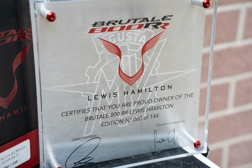 2019 MV Agusta Brutale 800RR Lewis Hamilton Edition 060/144 In vendita (immagine 74 di 90)