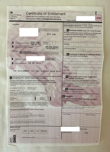 Private Registration - XXX15X En venta (imagen 2 de 2)