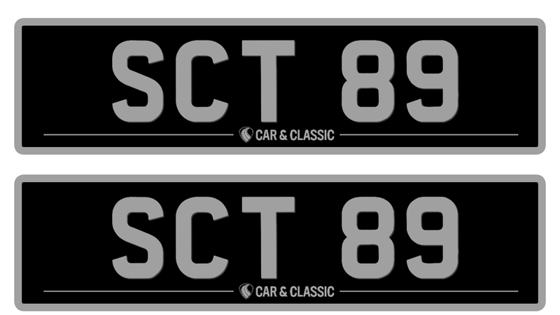 Private Registration -  SCT 89 For Sale (picture 1 of 2)