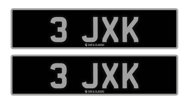 Private Registration - 3 JXK For Sale (picture 1 of 1)