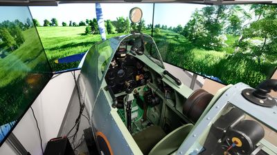 Supermarine Spitfire MkIX 9 1:1 Scale Scratch Built Simulator