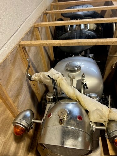 1962 Chang Jiang CJ-750 motorcycle and sidecar outfit In vendita (immagine 24 di 25)