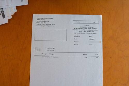 1968 Chevrolet Camaro SS Convertible In vendita (immagine 168 di 171)