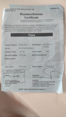 2010 Chevrolet Camaro LT (5th gen) For Sale (picture 72 of 74)