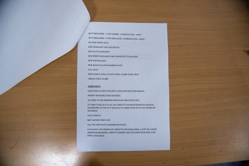 1978 Chevrolet Corvette C3 25th Anniversary T-Top zum Verkauf (Bild 44 von 50)