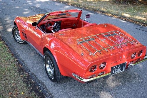 1972 Chevrolet Corvette Stingray Convertible (C3) LHD In vendita (immagine 16 di 149)