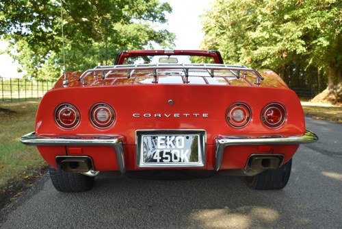 1972 Chevrolet Corvette Stingray Convertible (C3) LHD In vendita (immagine 13 di 149)