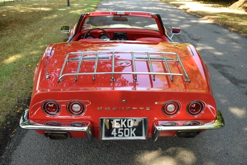 1972 Chevrolet Corvette Stingray Convertible (C3) LHD In vendita (immagine 19 di 149)