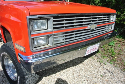 1983 Chevrolet K10 Scottsdale pick-up LHD For Sale (picture 32 of 57)