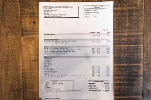 1986 Citroen 2CV Dolly Blueberries and Cream In vendita (immagine 123 di 126)