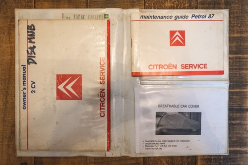 1986 Citroen 2CV Dolly Blueberries and Cream In vendita (immagine 122 di 126)