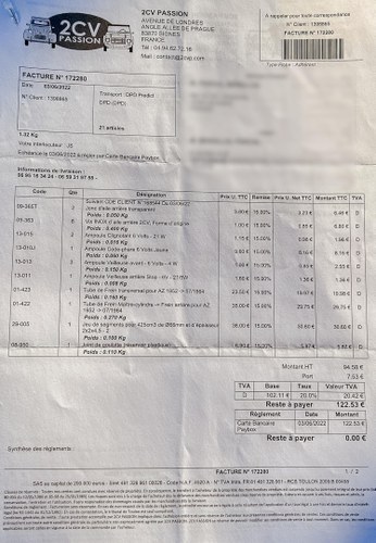 1954 Citroën 2CV à vendre (picture 119 of 153)