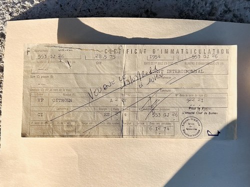1954 Citroën 2CV à vendre (picture 112 of 153)