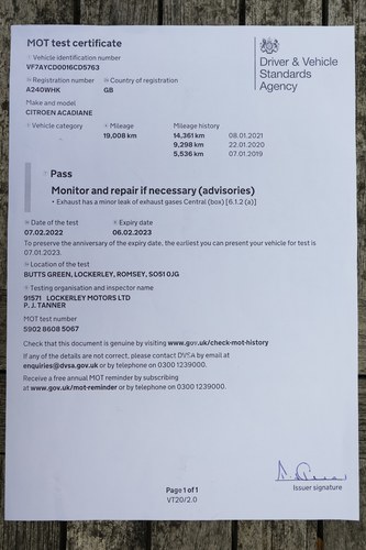 1984 Citroën Acadiane - RHD For Sale (picture 126 of 145)