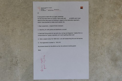 1959 Citroen Azu ‘Fourgonnette’ Van (LHD) En venta (imagen 138 de 139)