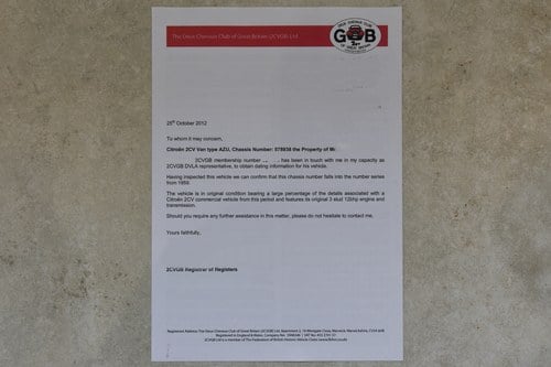 1959 Citroen Azu ‘Fourgonnette’ Van (LHD) En venta (imagen 131 de 139)