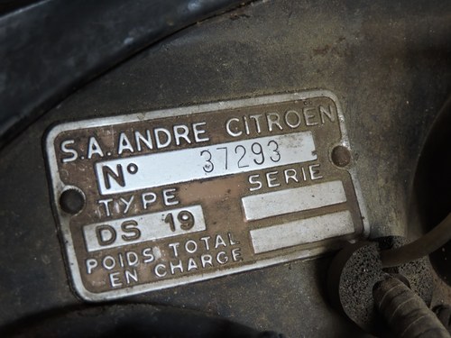 1958 Citroën DS19 Te koop (foto 107 van 139)