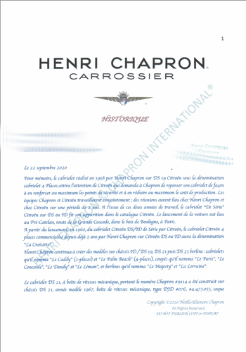 1967 Citroën DS21 Cabriolet by Chapron For Sale (picture 82 of 131)