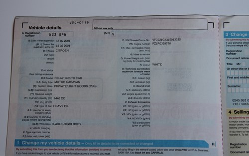 2001 Citroen Relay 1400 TD Motorhome For Sale (picture 91 of 96)