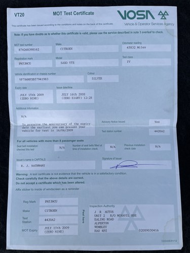 2003 Citroen Saxo VTS In vendita (immagine 135 di 138)