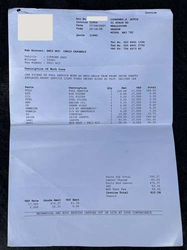 2003 Citroen Saxo VTS In vendita (immagine 132 di 138)