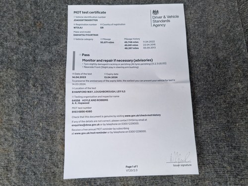 2000 Daihatsu Fourtrak Independent TDX For Sale (picture 103 of 106)