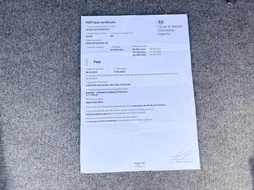 1991 Daimler Double Six Te koop (foto 237 van 240)