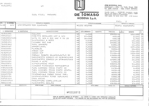 1972 De Tomaso Deauville (Series 1) For Sale (picture 83 of 104)