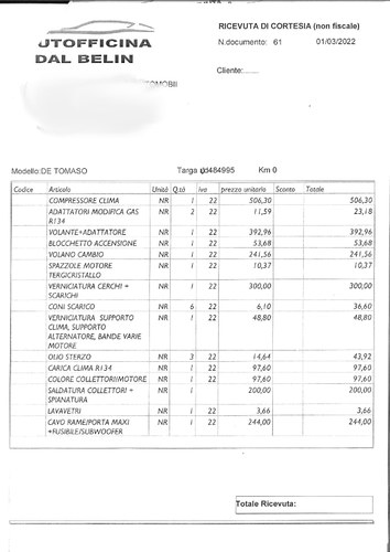 1972 De Tomaso Deauville (Series 1) For Sale (picture 98 of 104)