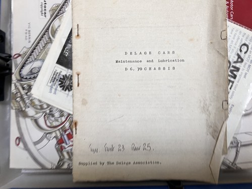 1937 Delage D6-70 In vendita (immagine 106 di 137)