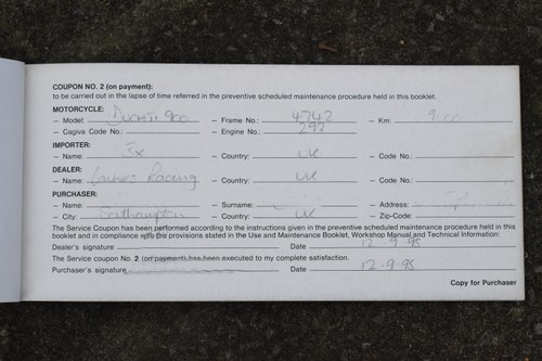 1992 Ducati MK1 Superlight In vendita (immagine 93 di 100)