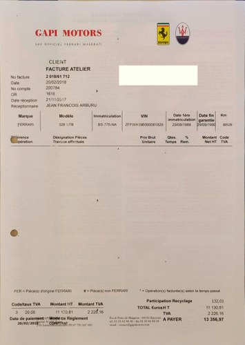 1989 Ferrari 328 GTB Te koop (foto 115 van 139)