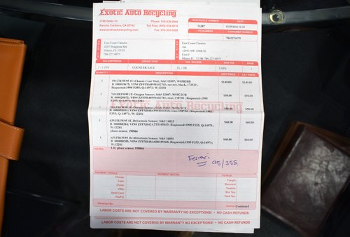 1995 Ferrari F355 Spider Manual LHD For Sale (picture 112 of 119)