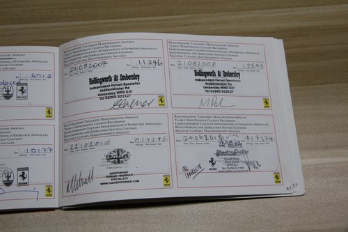 2002 Ferrari 360 Spider (Ex Frankie Dettori) In vendita (immagine 81 di 90)