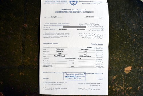 2001 Ferrari 550 Maranello LHD Te koop (foto 146 van 155)