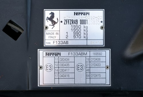 2001 Ferrari 550 Maranello LHD Te koop (foto 102 van 155)