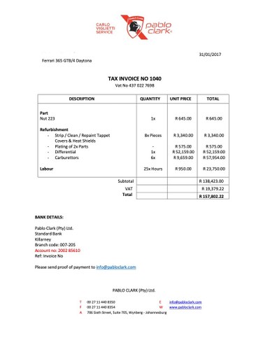 1970 Ferrari 365 GTB/4 “Daytona” Plexiglass LHD à vendre (picture 101 of 122)