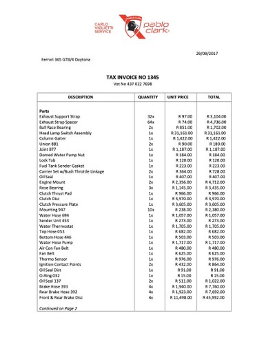 1970 Ferrari 365 GTB/4 “Daytona” Plexiglass LHD à vendre (picture 111 of 122)