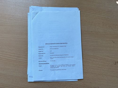 1985 Ferrari Mondial QV Cabriolet In vendita (immagine 151 di 177)